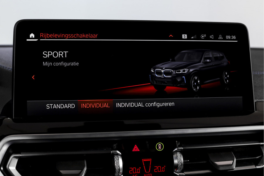 BMW iX3 High Executive M Sport 80 kWh | S/K-Panodak | Laser | Harman/Kardon | Dig. Cockpit | Adapt. Cruise | Stoelverw. | 360 camera | NAV+App. Connect | ECC | LM 20" |