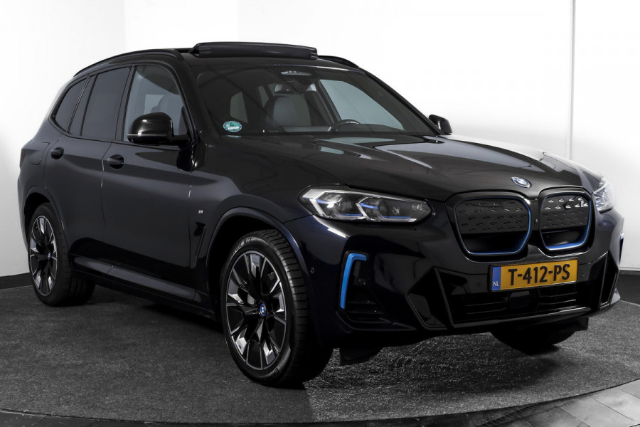 BMW iX3 High Executive M Sport 80 kWh | S/K-Panodak | Laser | Harman/Kardon | Dig. Cockpit | Adapt. Cruise | Stoelverw. | 360 camera | NAV+App. Connect | ECC | LM 20" |
