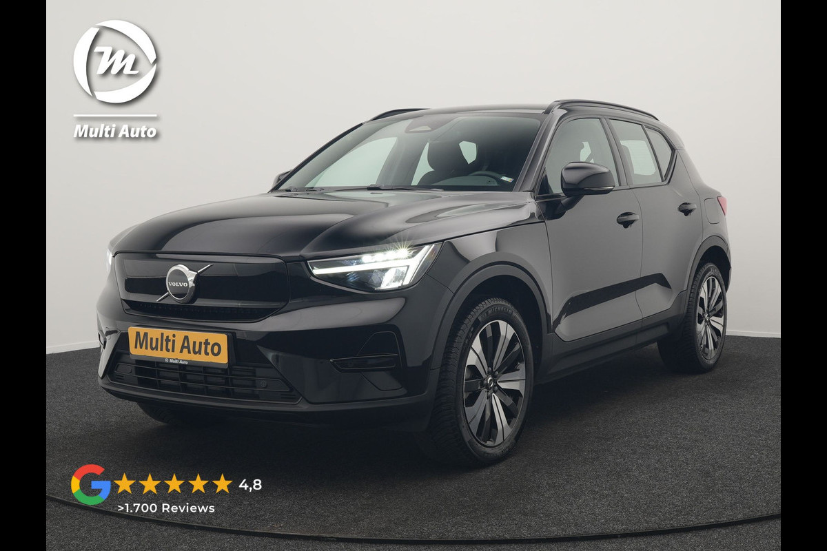 Volvo XC40 Recharge 67 kWh 231pk Dealer O.H. | Trekhaak Af Fabriek | Warmtepomp | Camera | Google Assistent | 19"L.M | Sportstoelen & Stuur Verwarmd | Standkachel | Apple Carplay | Cruise Control | DAB |