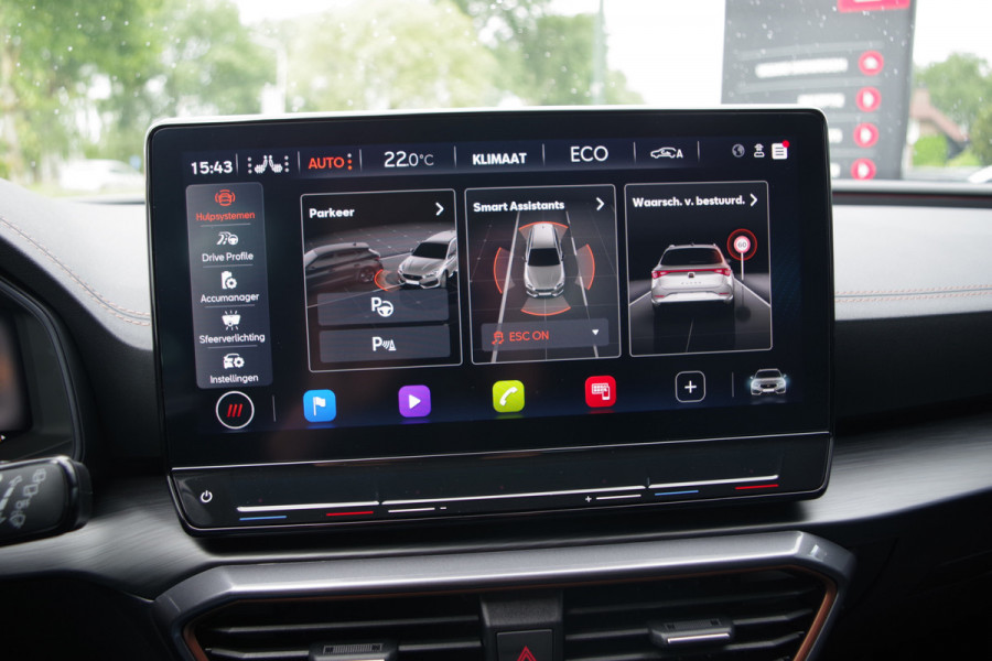 CUPRA Leon Sportstourer 1.4 e-Hybrid 245 PK VZ Copper Edition, Trekhaak, Stuur- & Stoelverwarming, Adap. Cruise Control, Matrix-LED