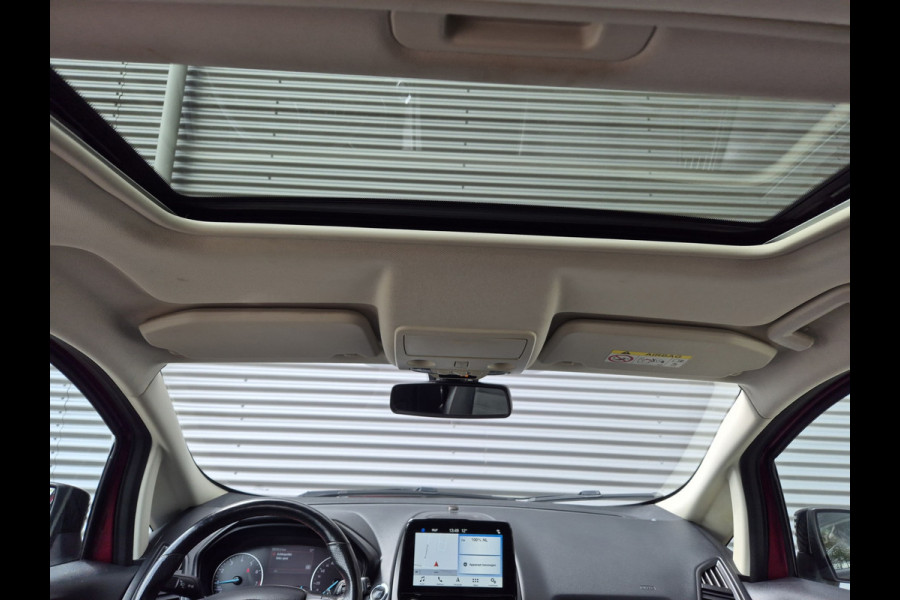 Ford EcoSport 1.0 EcoBoost Titanium,Automaat,Navigatie,stoel-stuur-voorruit verwarming,schuifdak