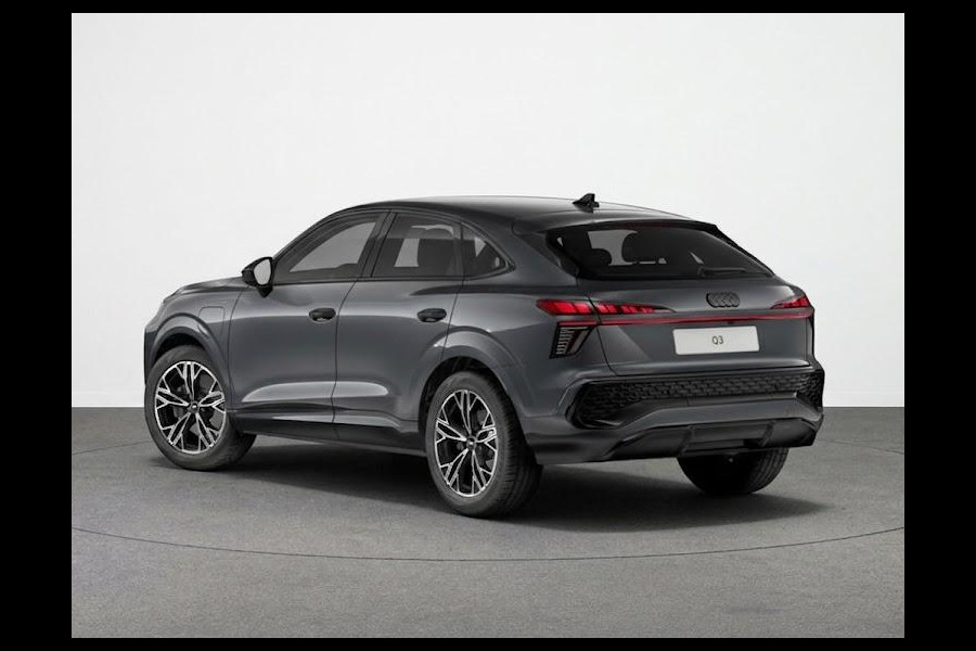 Audi Q3 Sportback S edition e-hybrid 272 pk | Techniekpakket plus | Lederen sportstoelen | Optiekpakket zwart | Privacy glas |