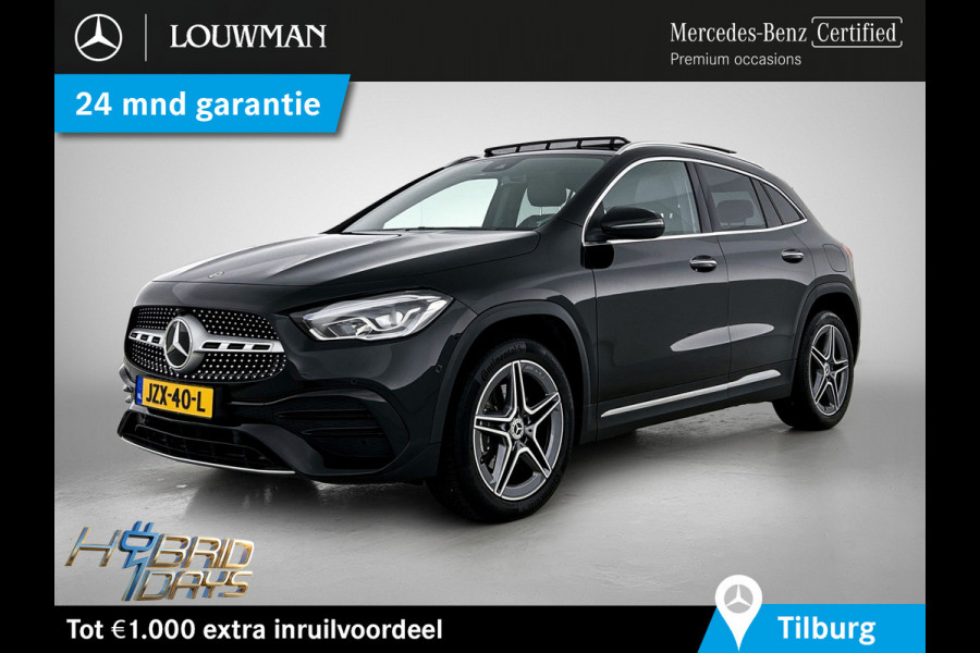Mercedes-Benz GLA 250 e AMG Plug-In Hybride | Panoramadak | Trekhaak | Sfeerverlichting | Keyless Go | Parkeerpakket met Camera | Inclusief 24 maanden Mercedes-Benz Certified garantie voor Europa.