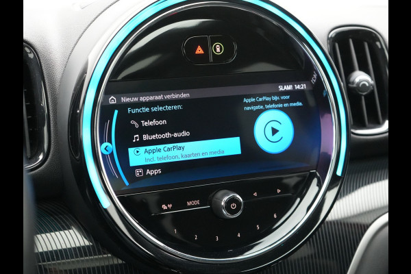 MINI Countryman Cooper S E ALL4 FACELIFT JCW PHEV 220pk Dealer O.H | Panodak | JCW Alcantara Sportstoelen Verwarmd | Head Up | Camera | Apple Carplay | Sfeerverlichting | Keyless | Virtual | Navigatie | DAB | Plug In Hybrid