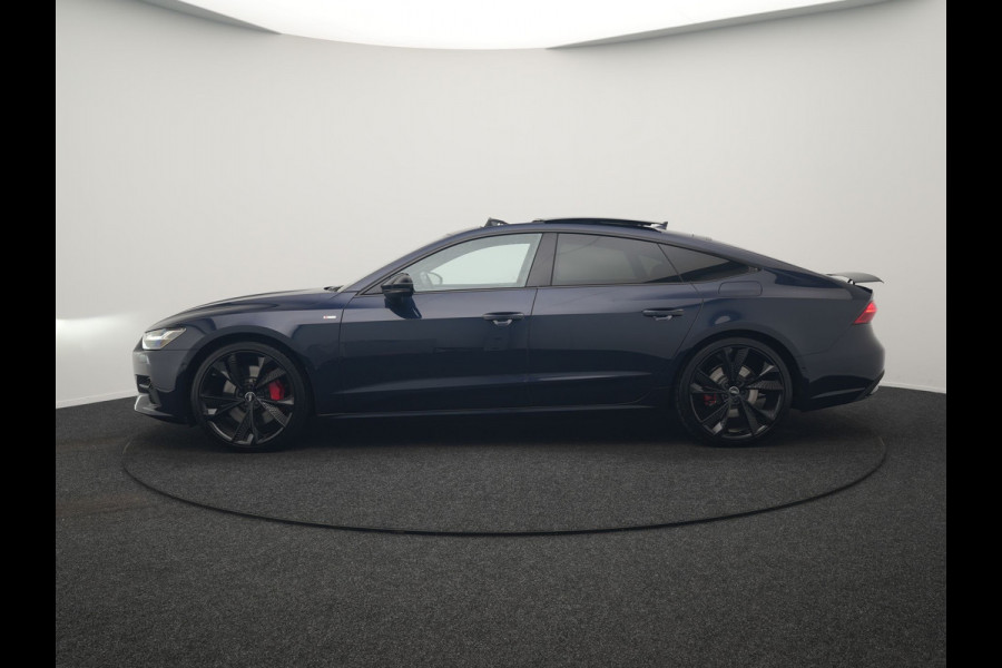 Audi A7 Sportback 50 TFSI e Quattro 2x S Line PHEV 299pk | Trekhaak Af Fabriek | Panodak | Head Up | Adaptive Cruise | Bang & Olufsen | 360 Camera | Alcantara Sportstoelen Memory & Verwarmd | Matrix LED | Stuur Verwarmd | Sfeerverlichting | Keyless | Plug In Hybrid |