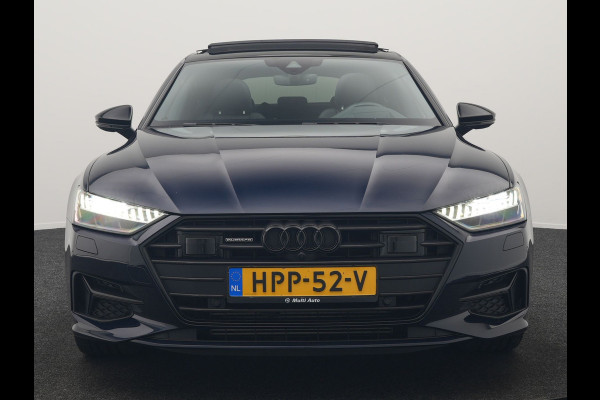 Audi A7 Sportback 50 TFSI e Quattro 2x S Line PHEV 299pk | Trekhaak Af Fabriek | Panodak | Head Up | Adaptive Cruise | Bang & Olufsen | 360 Camera | Alcantara Sportstoelen Memory & Verwarmd | Matrix LED | Stuur Verwarmd | Sfeerverlichting | Keyless | Plug In Hybrid |
