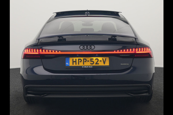 Audi A7 Sportback 50 TFSI e Quattro 2x S Line PHEV 299pk | Trekhaak Af Fabriek | Panodak | Head Up | Adaptive Cruise | Bang & Olufsen | 360 Camera | Alcantara Sportstoelen Memory & Verwarmd | Matrix LED | Stuur Verwarmd | Sfeerverlichting | Keyless | Plug In Hybrid |