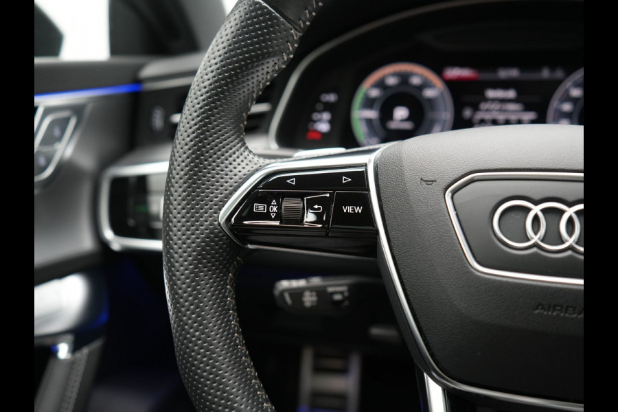 Audi A7 Sportback 50 TFSI e Quattro 2x S Line PHEV 299pk | Trekhaak Af Fabriek | Panodak | Head Up | Adaptive Cruise | Bang & Olufsen | 360 Camera | Alcantara Sportstoelen Memory & Verwarmd | Matrix LED | Stuur Verwarmd | Sfeerverlichting | Keyless | Plug In Hybrid |