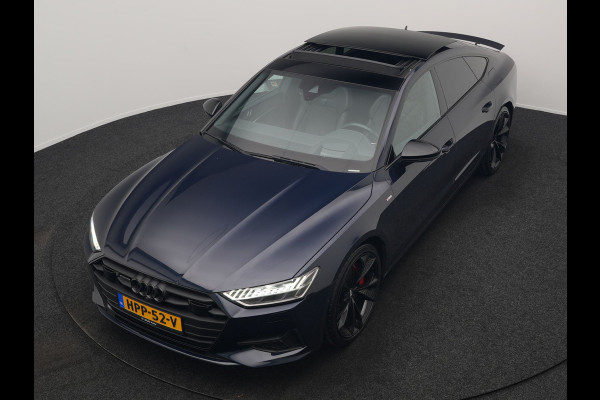 Audi A7 Sportback 50 TFSI e Quattro 2x S Line PHEV 299pk | Trekhaak Af Fabriek | Panodak | Head Up | Adaptive Cruise | Bang & Olufsen | 360 Camera | Alcantara Sportstoelen Memory & Verwarmd | Matrix LED | Stuur Verwarmd | Sfeerverlichting | Keyless | Plug In Hybrid |