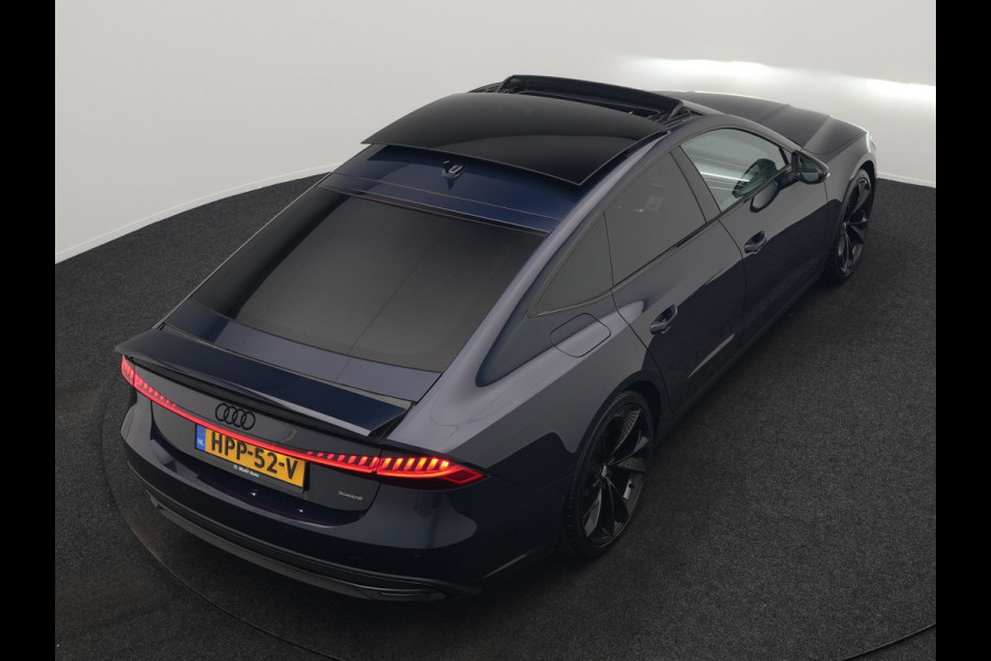 Audi A7 Sportback 50 TFSI e Quattro 2x S Line PHEV 299pk | Trekhaak Af Fabriek | Panodak | Head Up | Adaptive Cruise | Bang & Olufsen | 360 Camera | Alcantara Sportstoelen Memory & Verwarmd | Matrix LED | Stuur Verwarmd | Sfeerverlichting | Keyless | Plug In Hybrid |