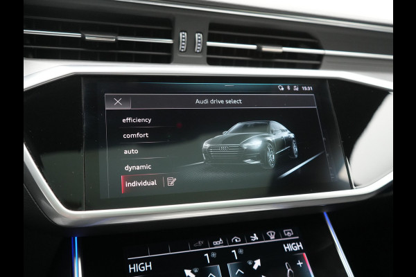 Audi A7 Sportback 50 TFSI e Quattro 2x S Line PHEV 299pk | Trekhaak Af Fabriek | Panodak | Head Up | Adaptive Cruise | Bang & Olufsen | 360 Camera | Alcantara Sportstoelen Memory & Verwarmd | Matrix LED | Stuur Verwarmd | Sfeerverlichting | Keyless | Plug In Hybrid |
