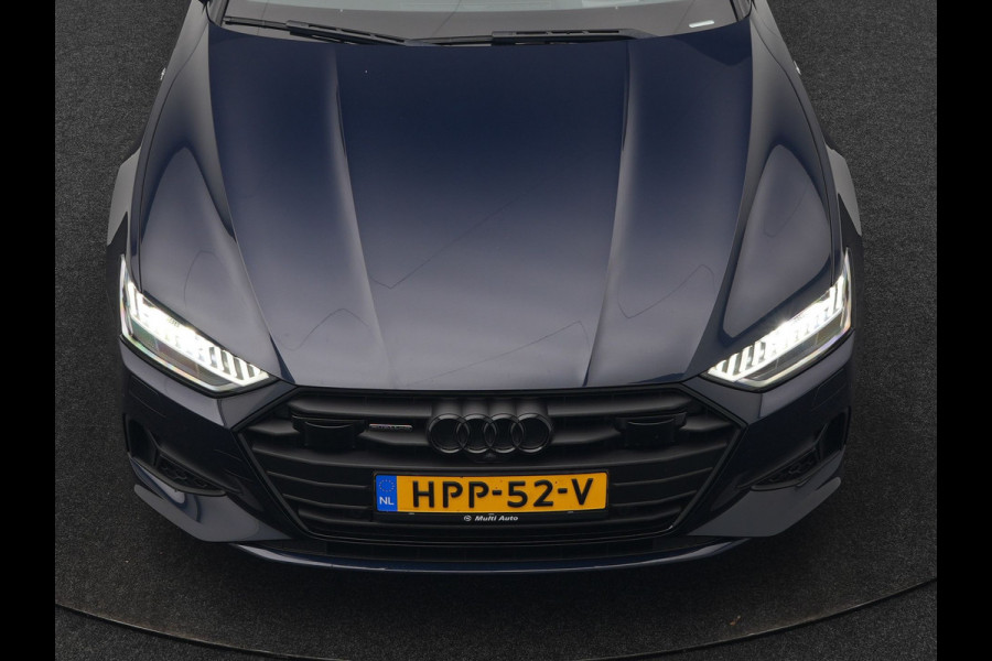 Audi A7 Sportback 50 TFSI e Quattro 2x S Line PHEV 299pk | Trekhaak Af Fabriek | Panodak | Head Up | Adaptive Cruise | Bang & Olufsen | 360 Camera | Alcantara Sportstoelen Memory & Verwarmd | Matrix LED | Stuur Verwarmd | Sfeerverlichting | Keyless | Plug In Hybrid |