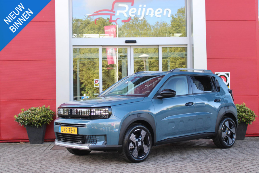 Fiat Grande Panda 1.2 110PK Hybrid LA PRIMA | WINTERPACK: STOEL/STUUR/VOORRUIT VERWARMING | DRAADLOZE APPLE CARPLAY/ANDROID AUTO | NAVIGATIE | ACHTERUITRIJCAMERA | PARKEERSENSOREN VOOR + ACHTER | DRAADLOZE TELEFOONLADER | LED KOPLAMPEN | CLIMATE CONTROL | 17" LICHTMETALEN VELGEN | PRIVACY GLASS | ACHTERSPOILER | CRUISE CONTROL |