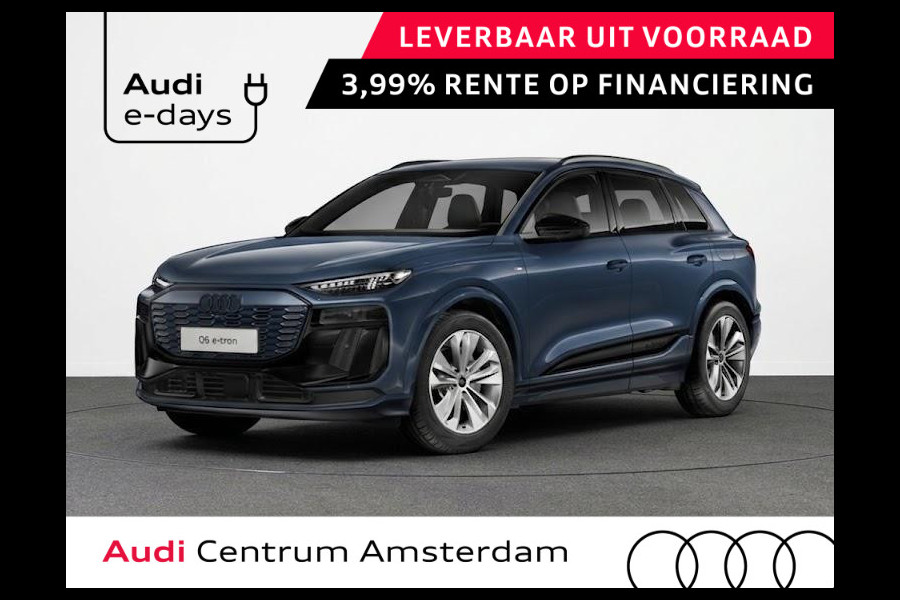 Audi Q6 e-tron S edition 83Kwh 252 pk SUV | Tech pakket plus | Glazen panoramadak | Trekhaak | Privacy glas |