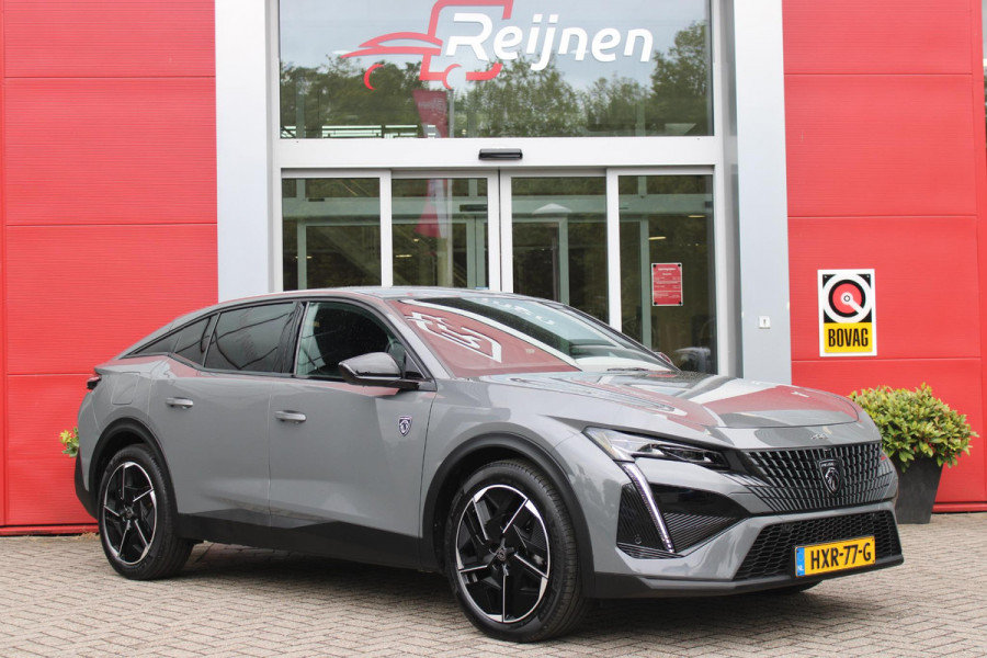 Peugeot 408 1.2 Hybrid 145PK AUTOMAAT GT | 360° CAMERA | DODEHOEK DETECTIE | KEYLESS ENTRY/START | ADAPTIVE CRUISE CONTROL | NAVIGATIE | DRAADLOZE APPLE CARPLAY/ANDROID AUTO | PARKEERSENSOREN VOOR + ACHTER | LED MATRIX KOPLAMPEN | 18" LICHTMETALEN VELGEN | ELEKTRISCH BEDIENBARE ACHTERKLEP | CLIMATE CONTROL | STUUR VERWARMING |