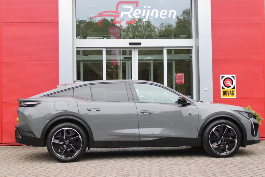 Peugeot 408 1.2 Hybrid 145PK AUTOMAAT GT | 360° CAMERA | DODEHOEK DETECTIE | KEYLESS ENTRY/START | ADAPTIVE CRUISE CONTROL | NAVIGATIE | DRAADLOZE APPLE CARPLAY/ANDROID AUTO | PARKEERSENSOREN VOOR + ACHTER | LED MATRIX KOPLAMPEN | 18" LICHTMETALEN VELGEN | ELEKTRISCH BEDIENBARE ACHTERKLEP | CLIMATE CONTROL | STUUR VERWARMING |