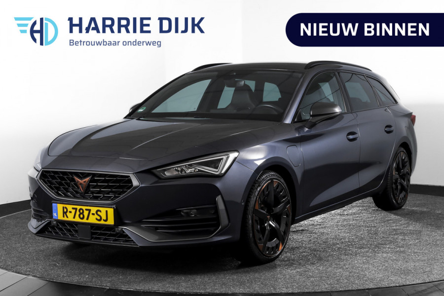 CUPRA Leon Sportstourer 1.4 e-Hybrid 245 PK VZ Performance | Elek. Trekhaak | Memory | Dig. Cockpit | Adapt. Cruise | Stoel-+Stuurverw. | Leder | Camera | NAV+App. Connect | ECC | LM 19" |