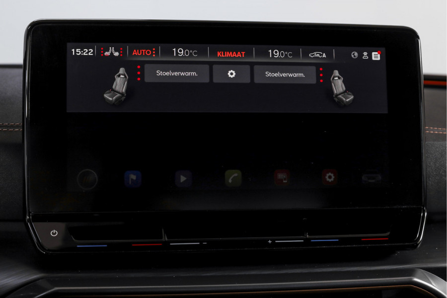 CUPRA Leon Sportstourer 1.4 e-Hybrid 245 PK VZ Performance | Elek. Trekhaak | Memory | Dig. Cockpit | Adapt. Cruise | Stoel-+Stuurverw. | Leder | Camera | NAV+App. Connect | ECC | LM 19" |
