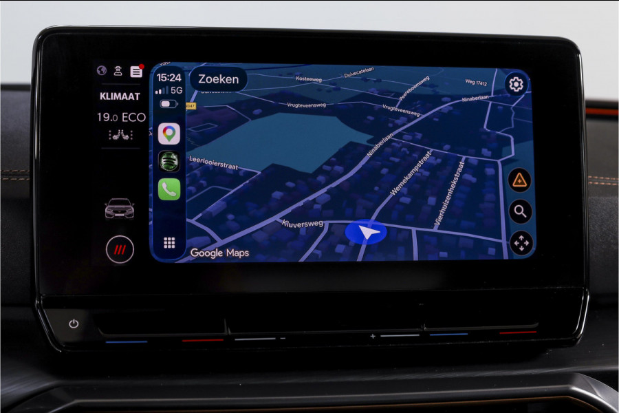 CUPRA Leon Sportstourer 1.4 e-Hybrid 245 PK VZ Performance | Elek. Trekhaak | Memory | Dig. Cockpit | Adapt. Cruise | Stoel-+Stuurverw. | Leder | Camera | NAV+App. Connect | ECC | LM 19" |