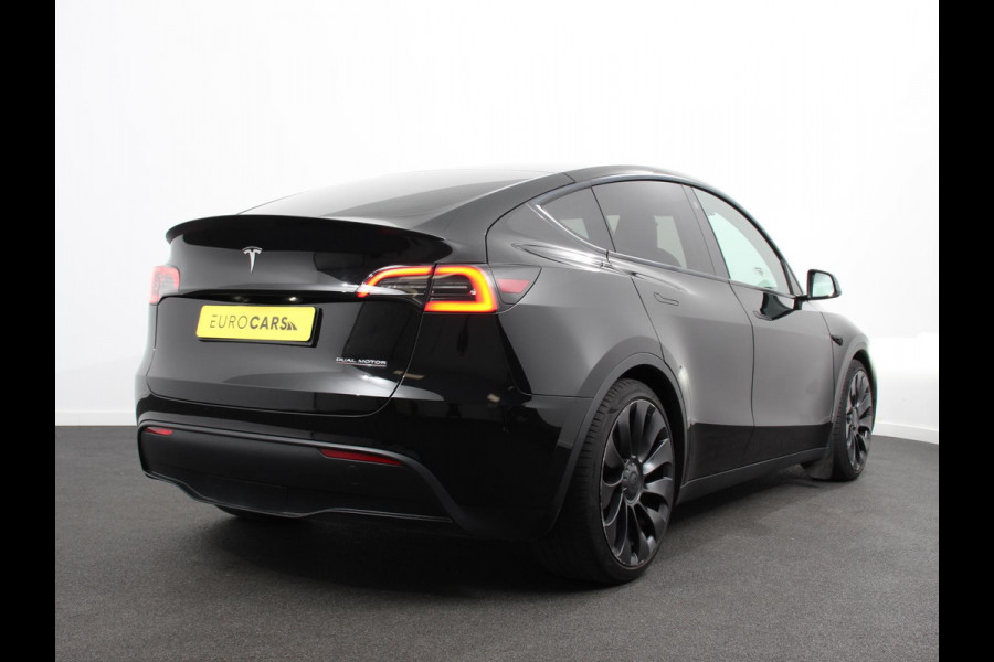 Tesla Model Y Performance Long Range AWD 75 kWh Climate control Adaptieve cruise control Achteruitrijcamera Panoramadak Keyless Stuurverwarming Stoelverwarming LED Navigatie Parkeersensoren