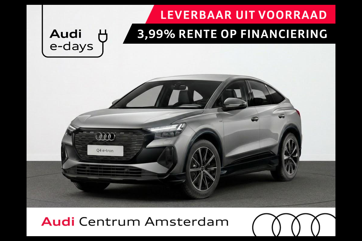 Audi Q4 Sportback e-tron 45 S edition Competition 82 kWh 286 pk | Assistentiepakket plus | Trekhaak | Ambient lichtpakket | Optiekpakket zwart plus |