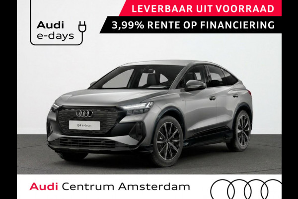 Audi Q4 Sportback e-tron 45 S edition Competition 82 kWh 286 pk | Assistentiepakket plus | Trekhaak | Ambient lichtpakket | Optiekpakket zwart plus |