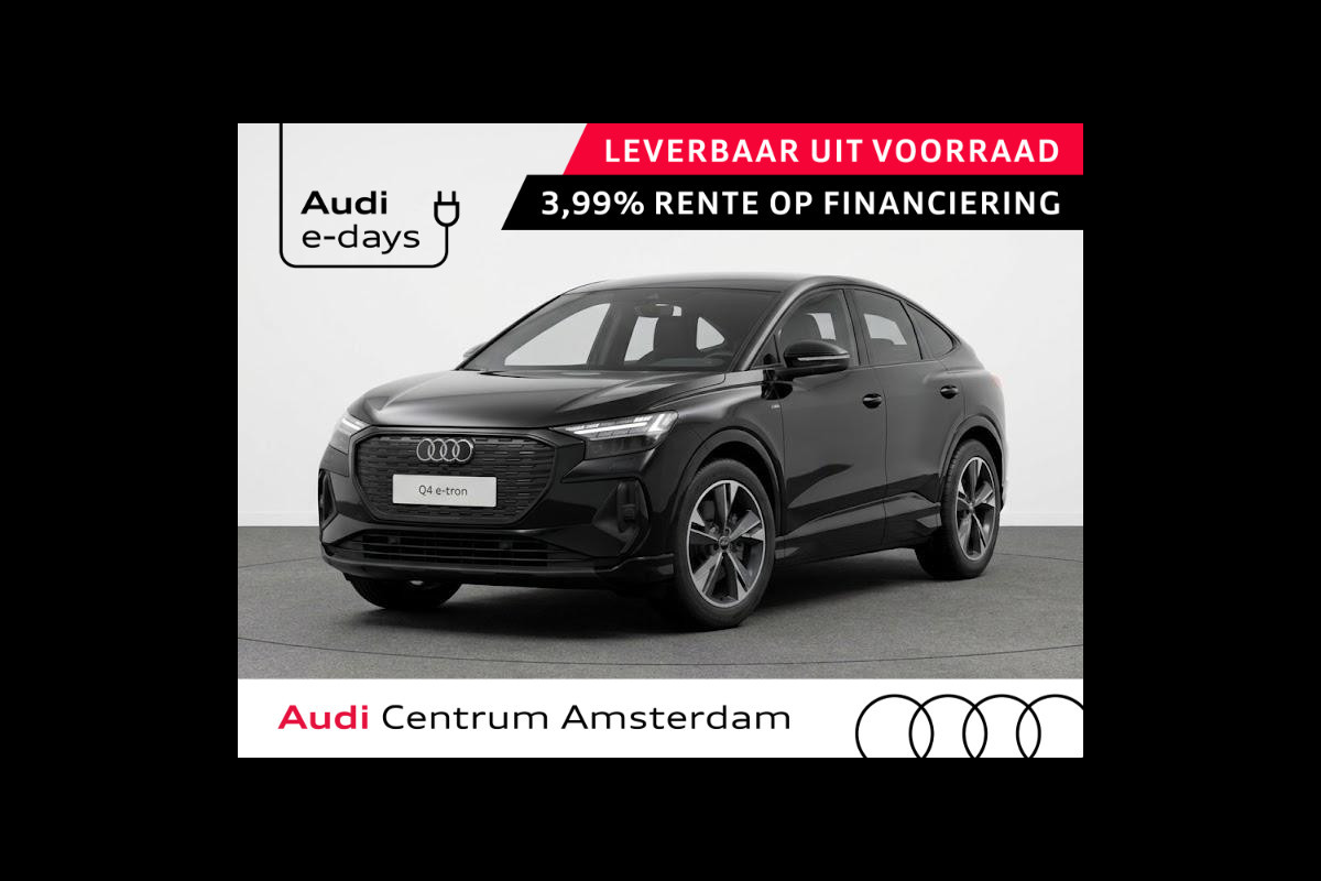 Audi Q4 Sportback e-tron 45 S edition Competition 82 kWh 286 pk | Assistentiepakket plus | Comfortpakket plus | Klimaatregelingspakket | MMI navigatie pro |