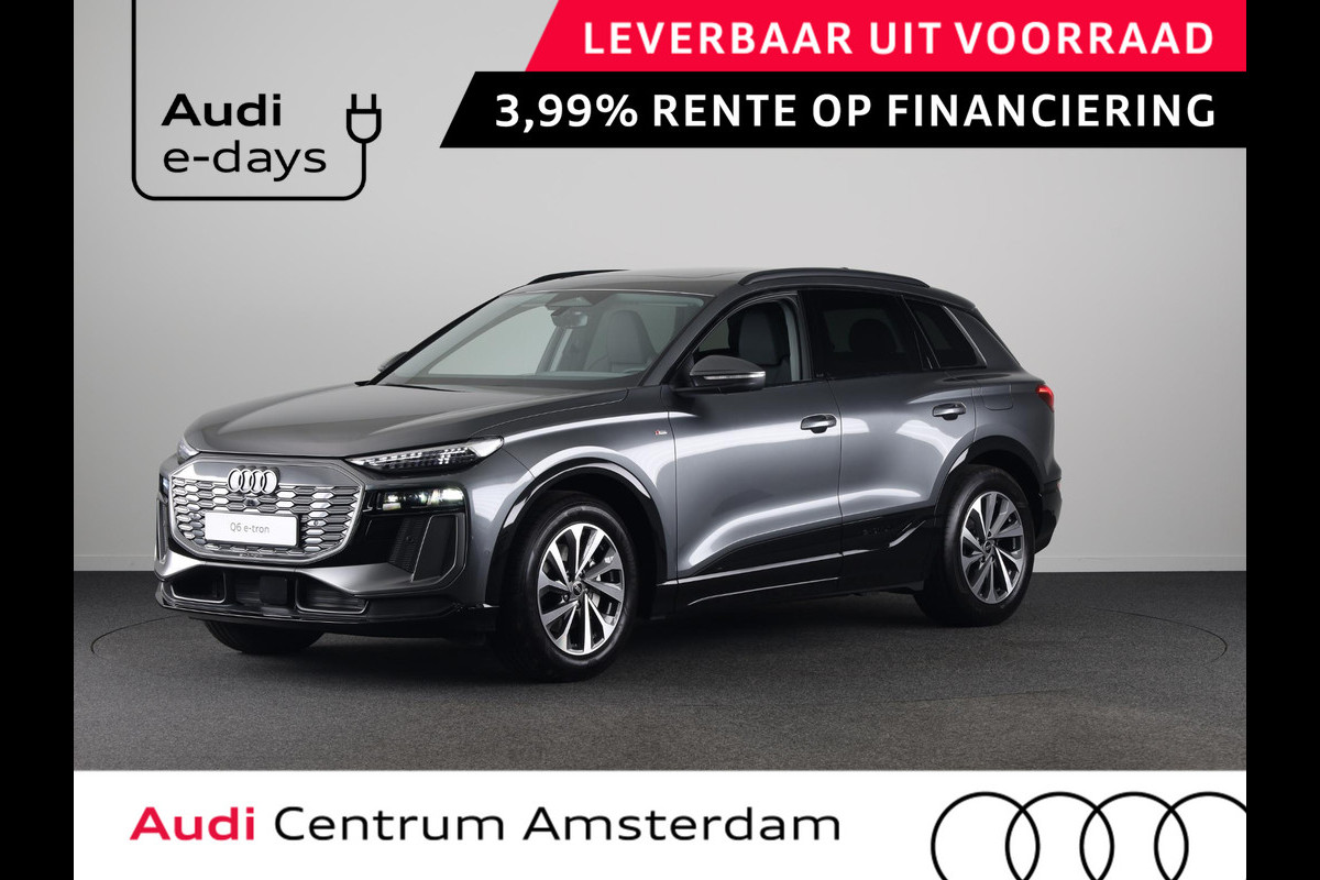 Audi Q6 e-tron Advanced edition 83Kwh 252 pk SUV | Tech pakket plus | Glazen panoramadak | Sportstoelen | Frunk |