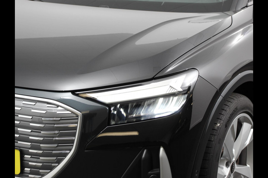Audi Q4 e-tron 45 Advanced edition 82 kWh Climate control Adaptieve cruise control Parkeersensoren Keyless Verwarmde voorstoelen Lane assist LED Dodehoek assistent Navigatie Apple Carplay/ Android Auto