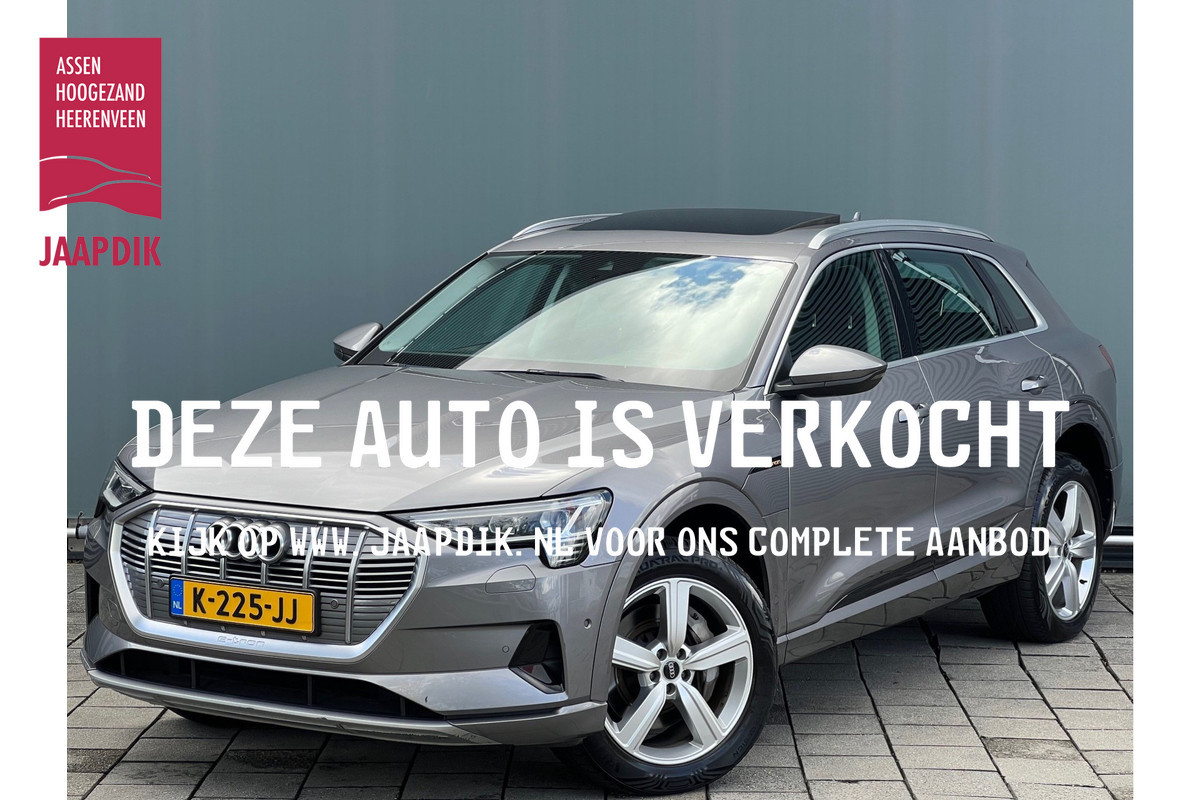 Audi e-tron BWJ 12-2020 | 50 quattro Bus. ed. Plus 71 kWh | PANO DAK | LEER | CAMERA  | CLIMA | NAVI | AD. CRUISE | CARPLAY | 20'' LMV |