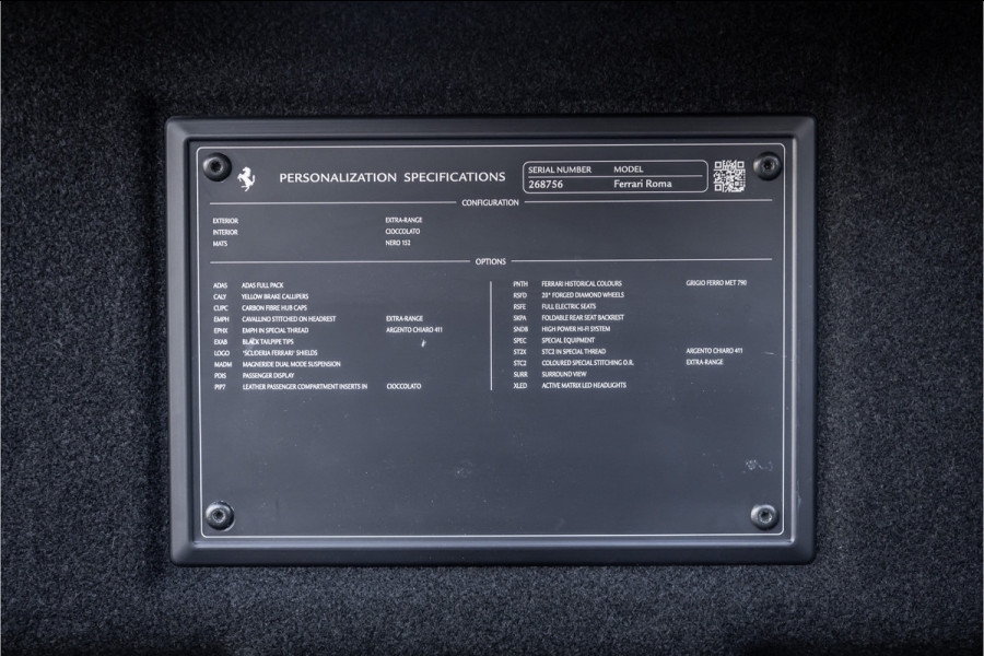 Ferrari Roma 3.9 V8 HELE - Grigio Ferro | Passenger Display | JBL | Memory
