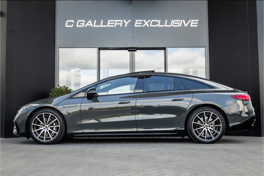 Mercedes-Benz EQS 450+ AMG Line 108 kWh - Origineel NL | Burmester | Passenger Display | 4x Stoelkoeling | Massage