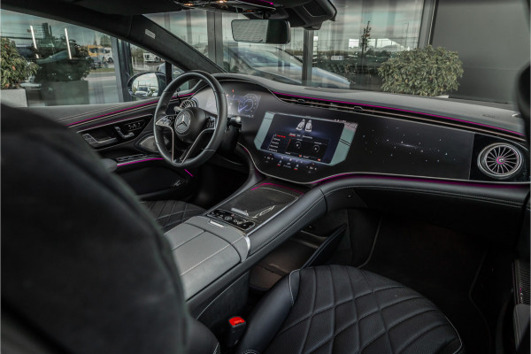 Mercedes-Benz EQS 450+ AMG Line 108 kWh - Origineel NL | Burmester | Passenger Display | 4x Stoelkoeling | Massage