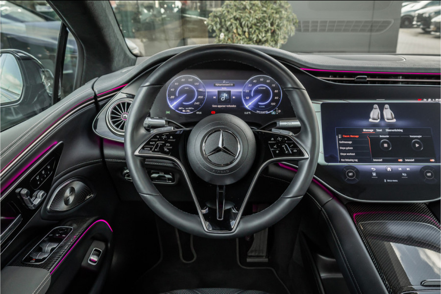 Mercedes-Benz EQS 450+ AMG Line 108 kWh - Origineel NL | Burmester | Passenger Display | 4x Stoelkoeling | Massage