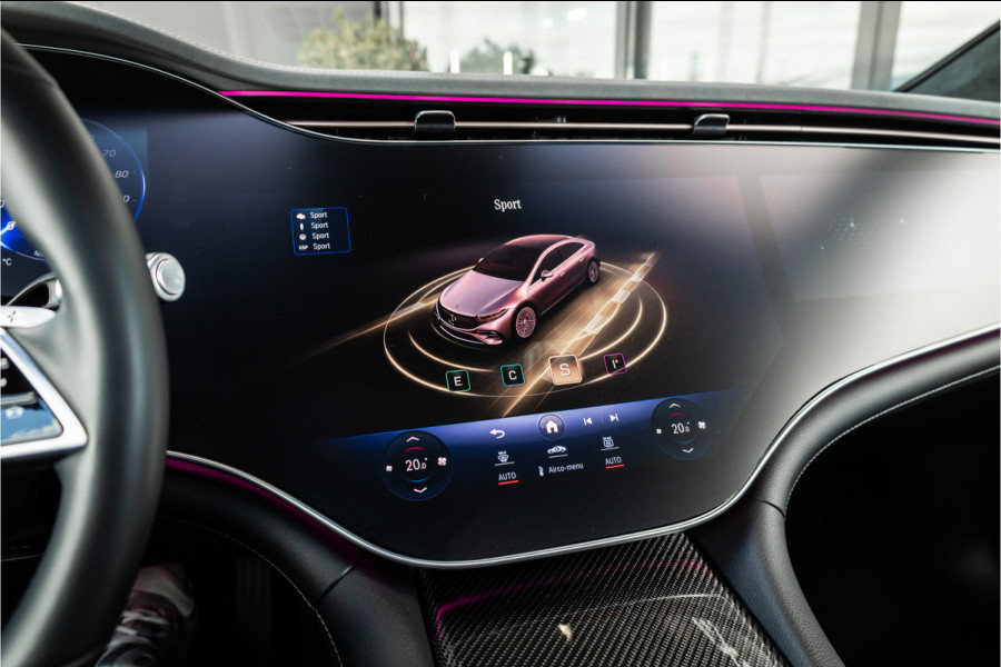 Mercedes-Benz EQS 450+ AMG Line 108 kWh - Origineel NL | Burmester | Passenger Display | 4x Stoelkoeling | Massage