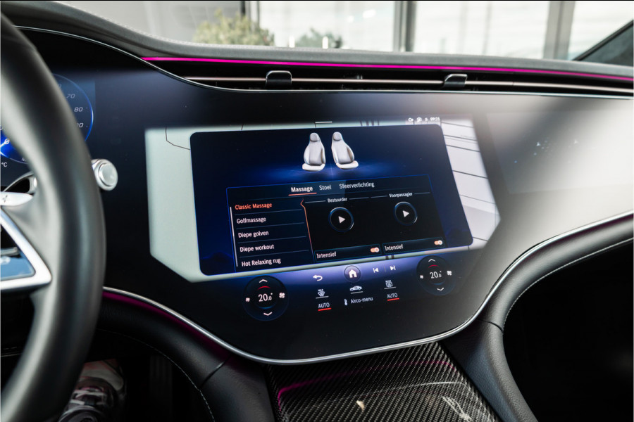 Mercedes-Benz EQS 450+ AMG Line 108 kWh - Origineel NL | Burmester | Passenger Display | 4x Stoelkoeling | Massage