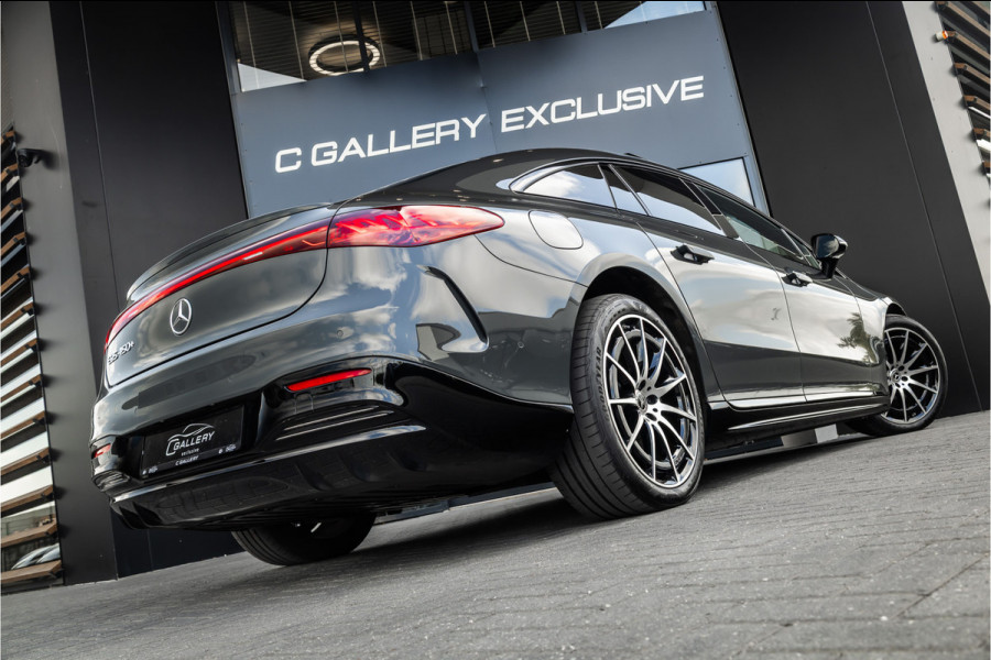 Mercedes-Benz EQS 450+ AMG Line 108 kWh - Origineel NL | Burmester | Passenger Display | 4x Stoelkoeling | Massage