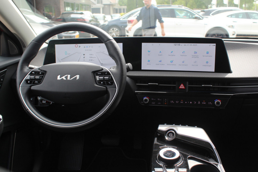 Kia Ev6 Plus Advanced AWD 77.4 kWh / Panoramadak / Camera / Keyless / ACC / Leder / Navigatie / 20'' / Stoelventilatie / V2L / Meridian / Dodehoek / DAB / Warmtepomp / Premium audio