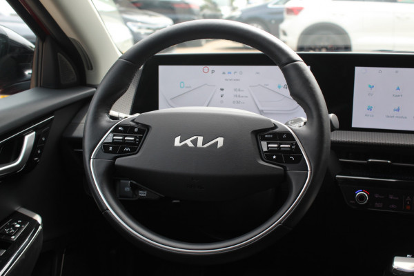 Kia Ev6 Plus Advanced AWD 77.4 kWh / Panoramadak / Camera / Keyless / ACC / Leder / Navigatie / 20'' / Stoelventilatie / V2L / Meridian / Dodehoek / DAB / Warmtepomp / Premium audio
