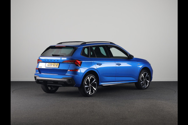 Škoda Kamiq 1.0 TSI Monte Carlo 115 pk | Verlengde garantie | Navigatie via App | Panoramadak | Parkeersensoren | Achteruitrijcamera | Adaptieve cruise controle