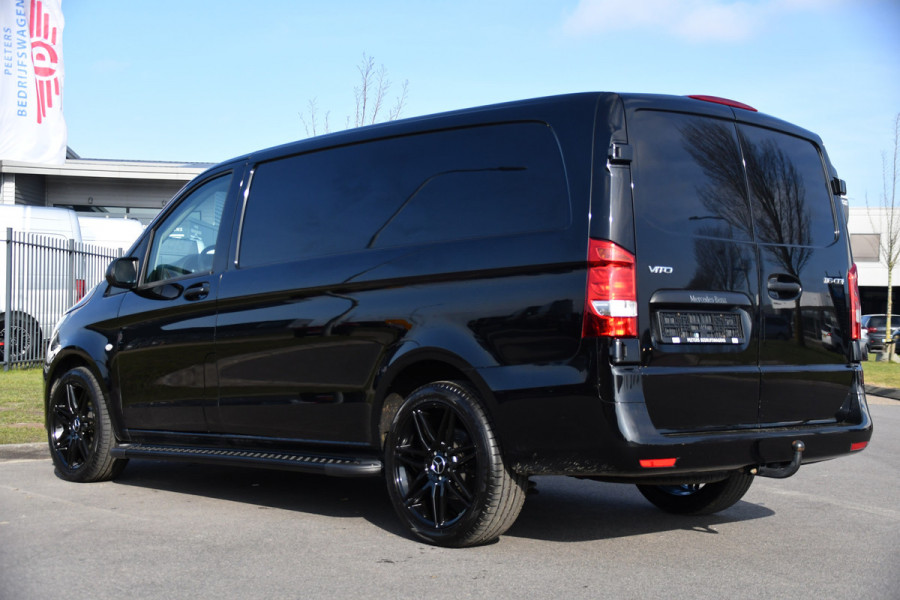Mercedes-Benz Vito 116 CDI L2 Black Edition Camera, Cruise, Carplay, 164pk, LED, Stoelverwarming, Standkachel, Automaat, Uniek!