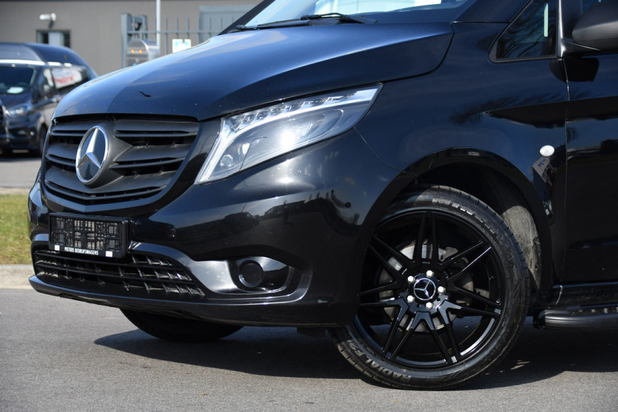 Mercedes-Benz Vito 116 CDI L2 Black Edition Camera, Cruise, Carplay, 164pk, LED, Stoelverwarming, Standkachel, Automaat, Uniek!