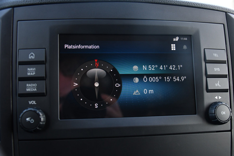 Mercedes-Benz Vito 116 CDI L2 Black Edition Camera, Cruise, Carplay, 164pk, LED, Stoelverwarming, Standkachel, Automaat, Uniek!