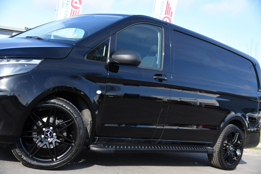 Mercedes-Benz Vito 116 CDI L2 Black Edition Camera, Cruise, Carplay, 164pk, LED, Stoelverwarming, Standkachel, Automaat, Uniek!