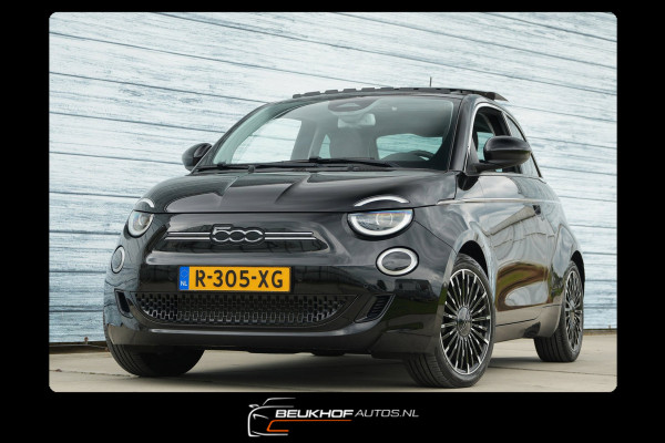 Fiat 500 RED 42 kWh Carplay Camera Panoramadak Soh 91.6%