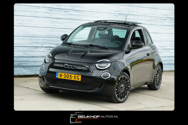 Fiat 500 RED 42 kWh Carplay Camera Panoramadak Soh 91.6%