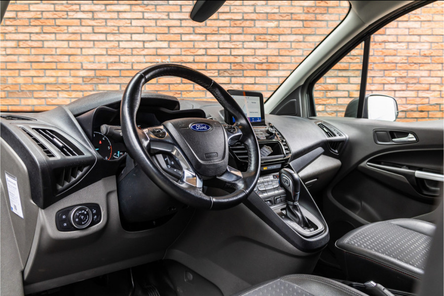 Ford Transit Connect 1.5 L2 SPORT | BPM VRIJ | AUTOMAAT | BI-XENON | KEYLESS GO | CARPLAY | CAMERA | NAVIGATIE | TREKHAAK | STOELVERWARMING | LEDEREN BEKLEDING | NIEUWE APK | ORG NL AUTO