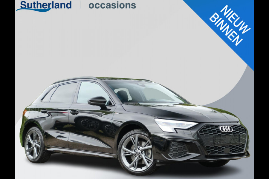 Audi A3 Sportback 45 TFSI e S edition 245 PK | S line | All-Season | Elektrische klep | Sportstoelen | Dodehoeksensoren | 18 inch | Stoelverwarming | Keyless | Dealer Onderhouden | Draadloos Laden