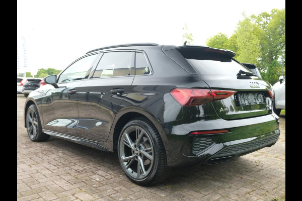 Audi A3 Sportback 45 TFSI e S edition 245 PK | S line | All-Season | Elektrische klep | Sportstoelen | Dodehoeksensoren | 18 inch | Stoelverwarming | Keyless | Dealer Onderhouden | Draadloos Laden