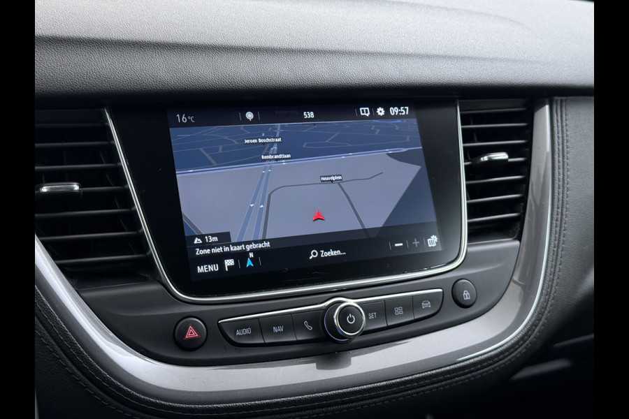 Opel Grandland X T 131PK Automaat Trekhaak Navi Camera Ecc Apple Carplay Android Auto Pdc Business Executive Elek.Achterklep Bi-Coulour AGR-Comfort Stoel Lane Assist Isofix Lmv Zwart Dak Keyless Origineel Nederlandse Auto